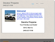 Tablet Screenshot of decaturpropane.com